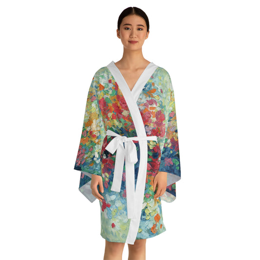 Delightfully You Long Sleeve Kimono Robe (AOP)
