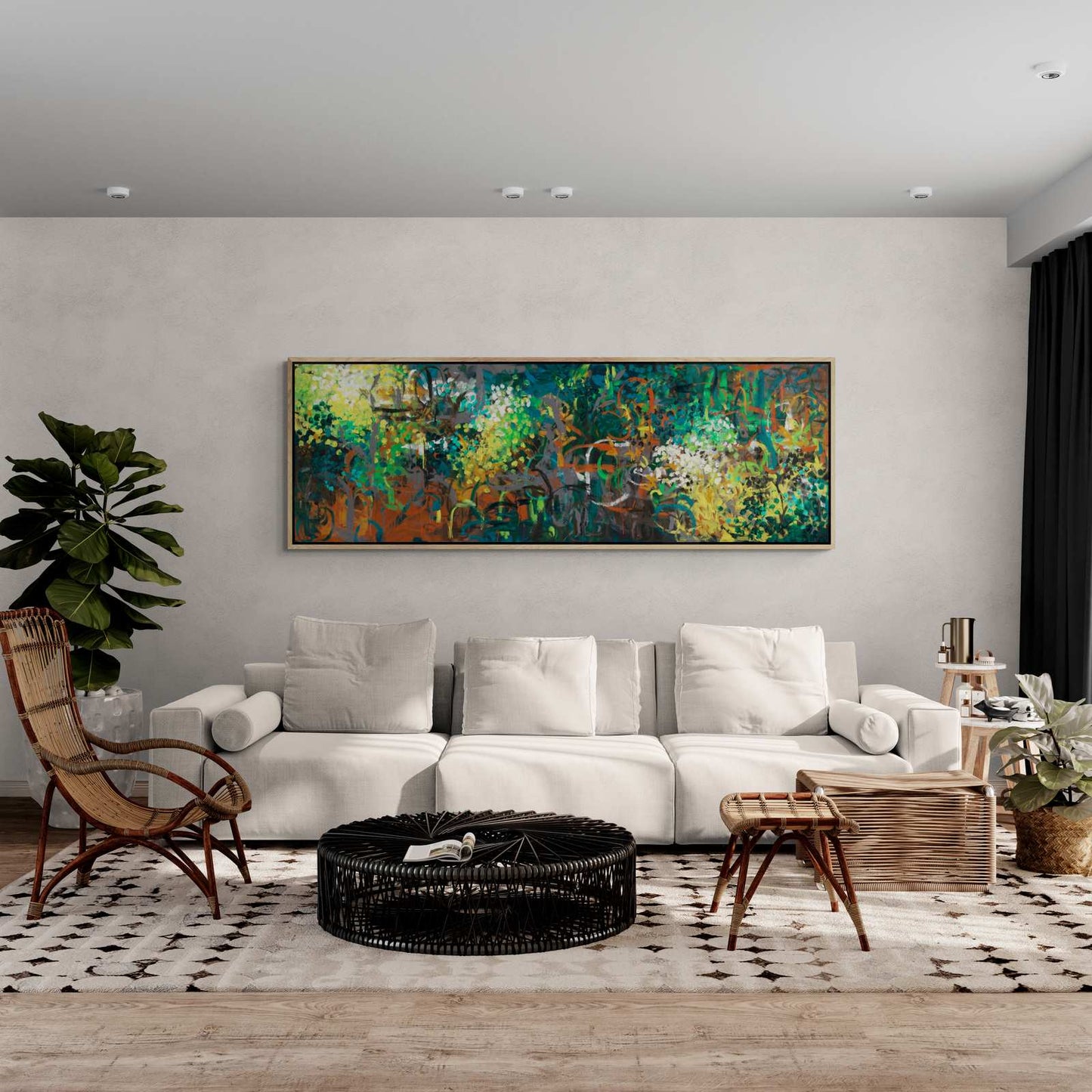 Green And Wattle - Limited Edition Print Panorama