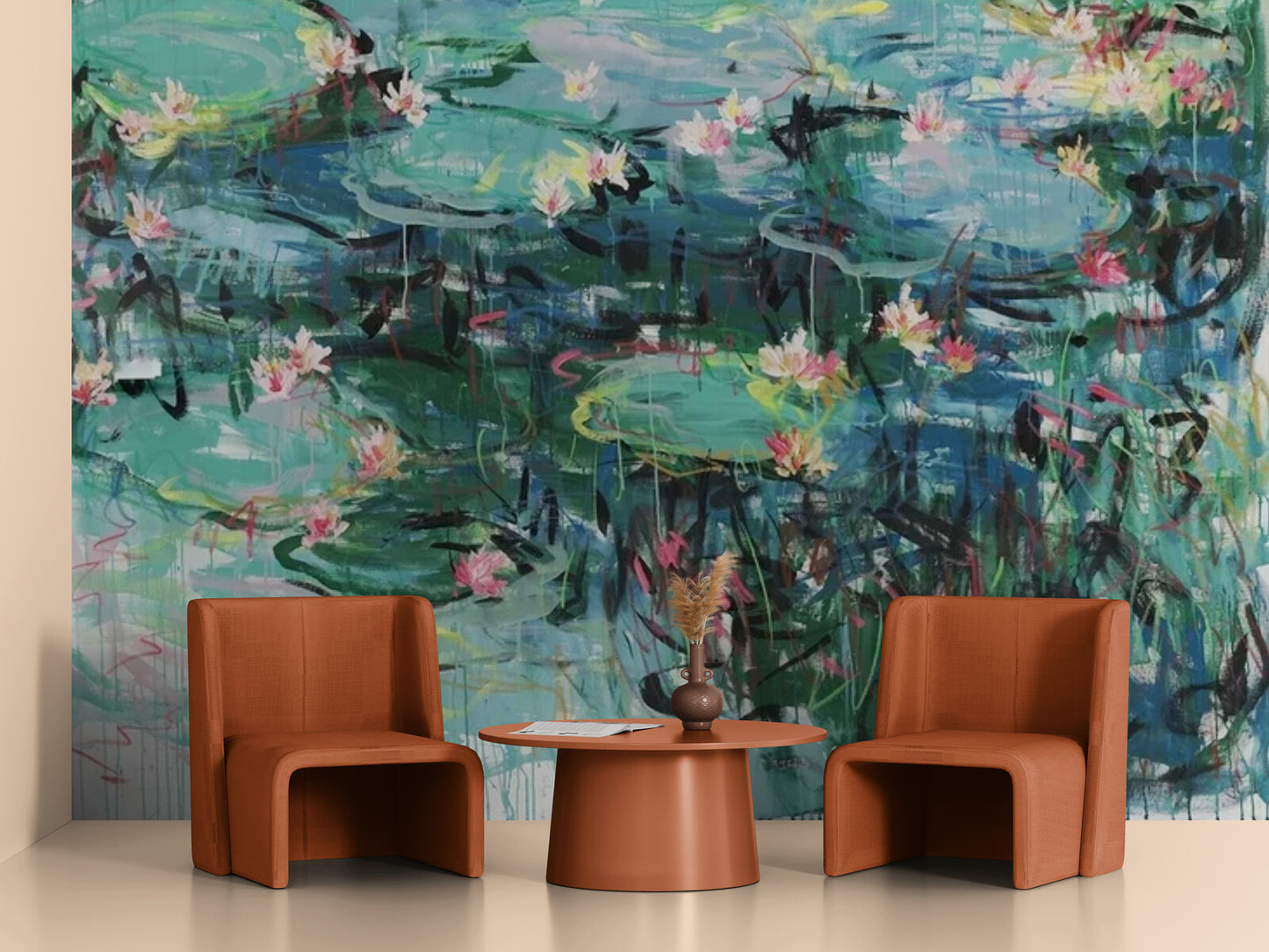 Waterlily Dance Wallpaper
