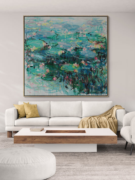 Waterlily Dance - Limited Edition Print Square