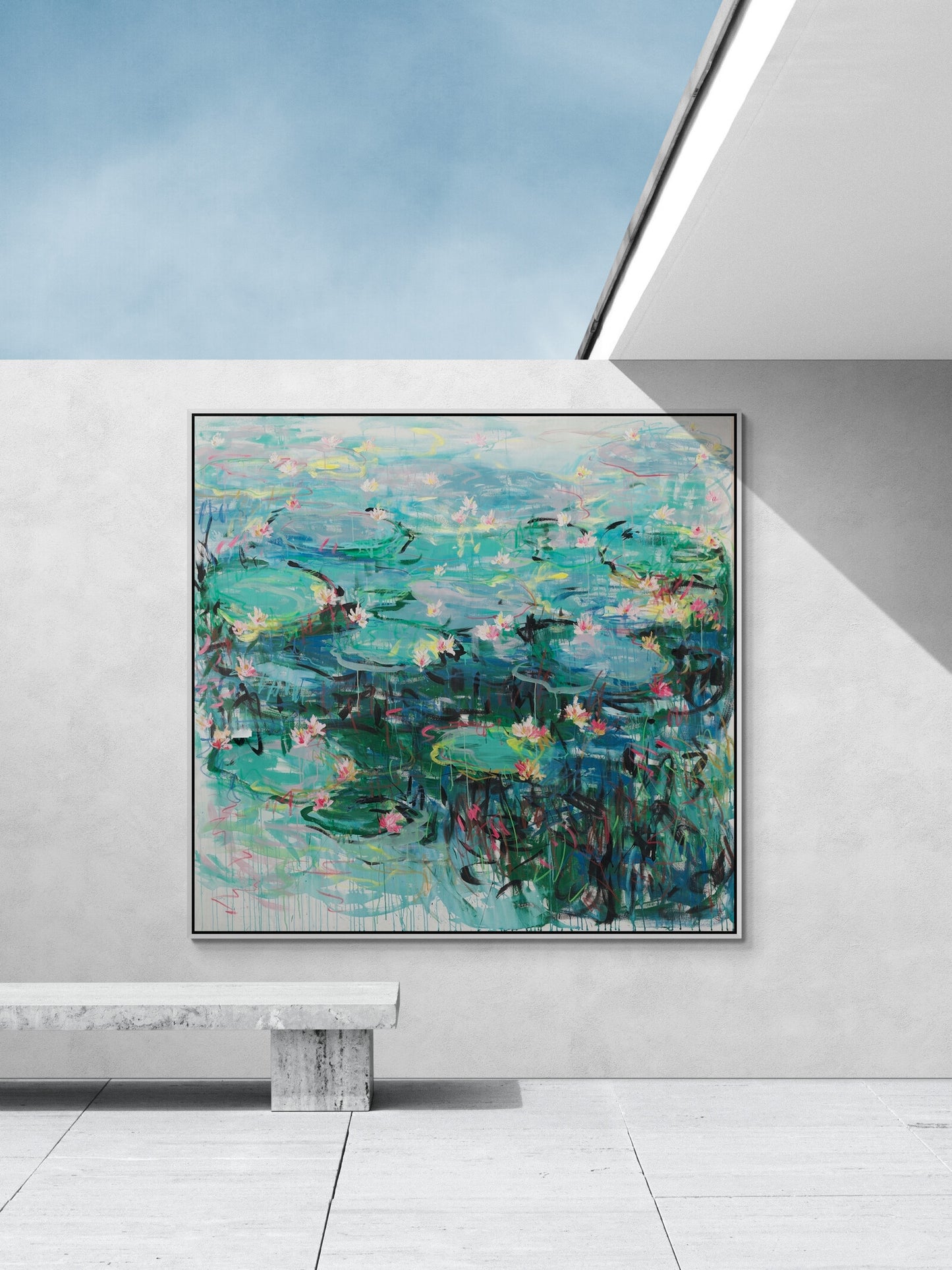 Waterlily Dance - Limited Edition Print Square