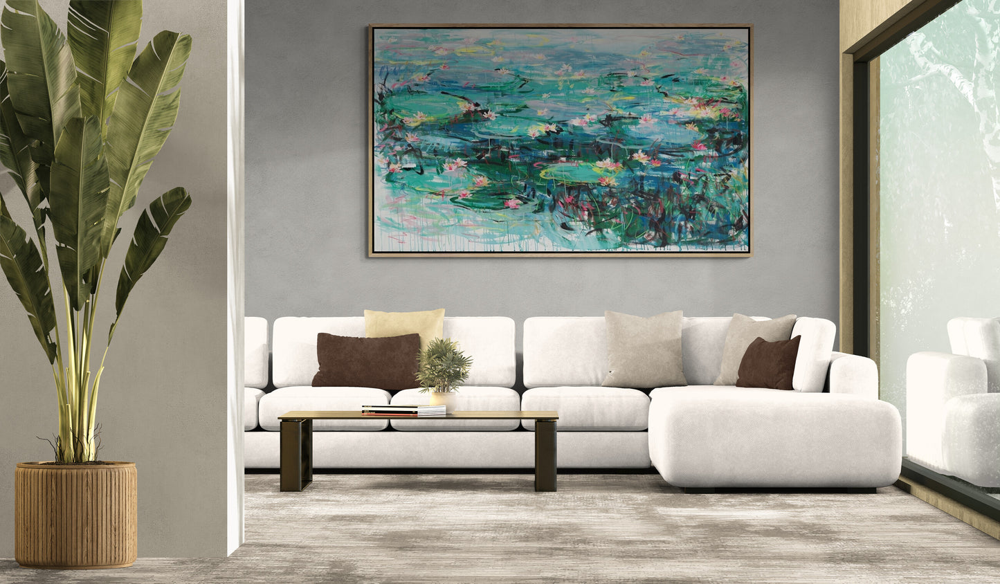 Waterlily Dance - Limited Edition Print Customised Size