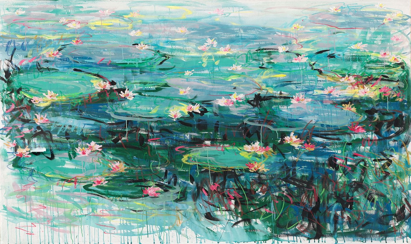 Waterlily Dance - Limited Edition Print Customised Size